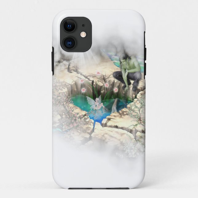 Faerie in Elven Pond Vignette Case-Mate iPhone Case (Back)
