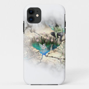 Faerie in Elven Pond Vignette iPhone 11 Case