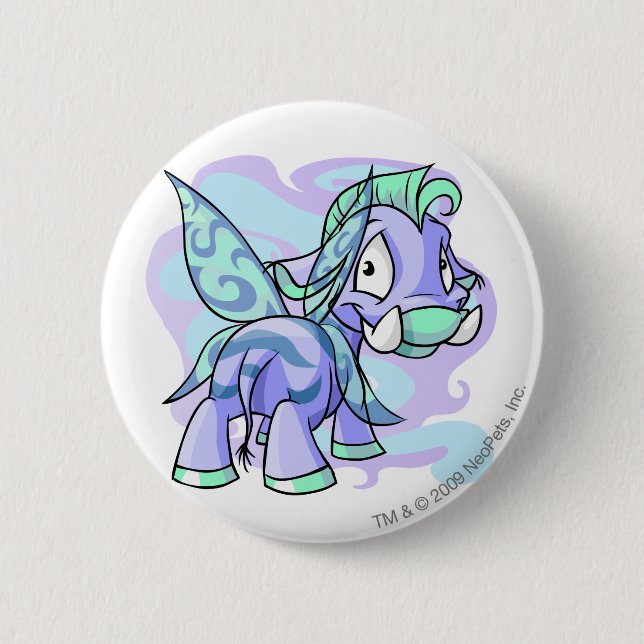 Faerie Moehog 2 Inch Round Button (Front)