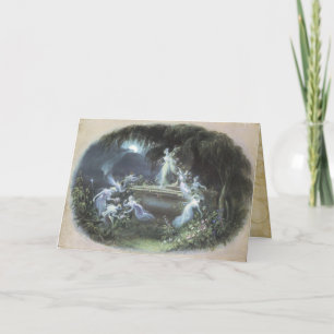 Faeries Dancing in the Moonlight Card
