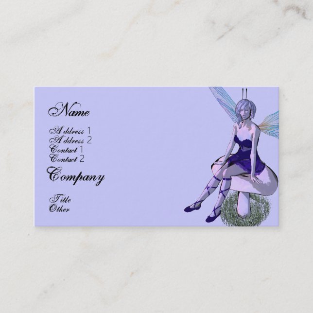 Faery Business Card (Front)