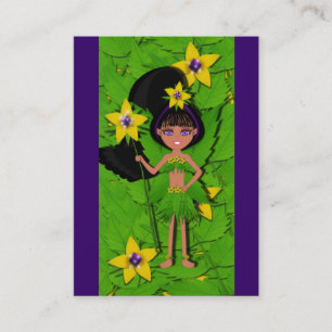 Faery named Violet Bookmarks Profile Cards