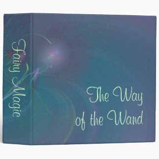 Faery Wand Abstract Art Binder