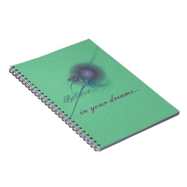 Faery Wand Abstract Art Notebook (Right Side)