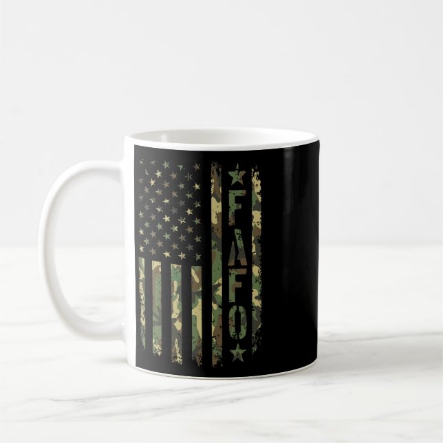 Fafo Camo Flag  Coffee Mug (Left)