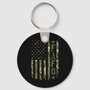 Fafo Camo Flag Keychain