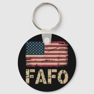 Fafo Flag _1 Keychain