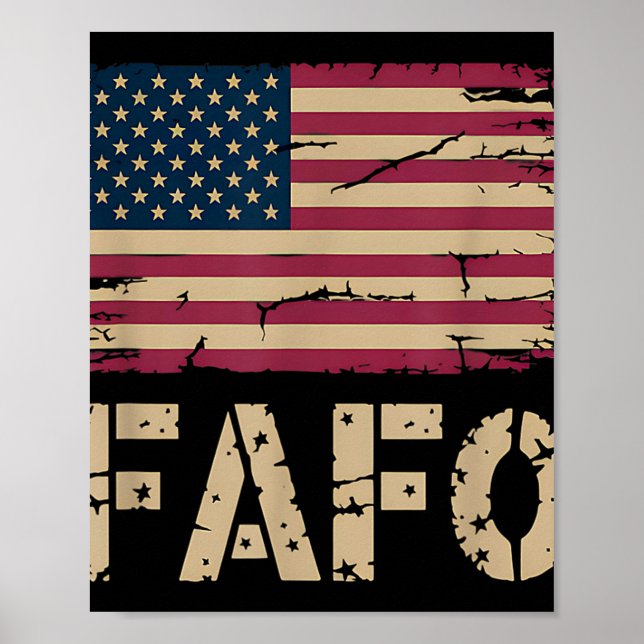 Fafo Flag _1  Poster (Front)