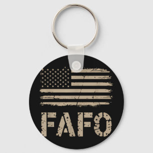 Fafo Flag  Keychain
