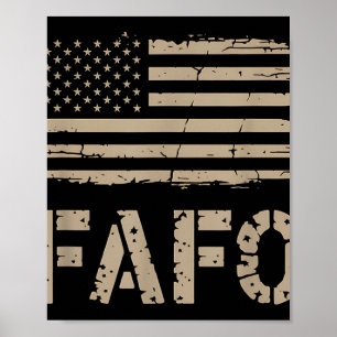 Fafo Flag  Poster