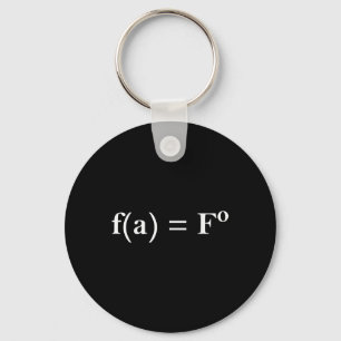 Fafo Math Equation Funny Novelty Math Teacher Nerd Keychain