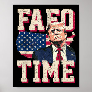 Fafo Trump Flag Funny Poster