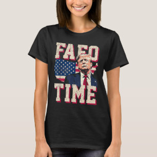 Fafo Trump Flag Funny T-Shirt