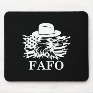 Fafo Trump Us Flag,donald Trump Fafo Sign,f Around Mouse Pad