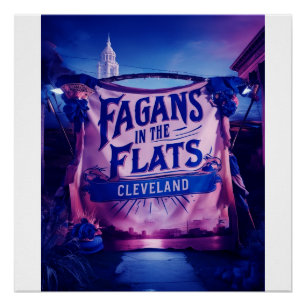 Fagan's In The Flats Cleveland Poster