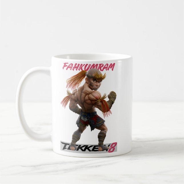 Fahkumram: The Lightning God // Tekken Muay Thai Coffee Mug (Left)