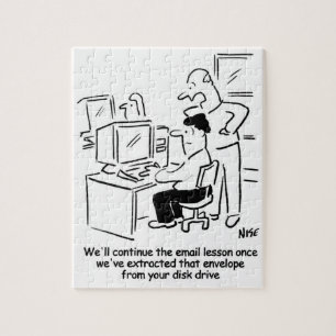 Failed Email Computer Lesson Jigsaw Puzzle