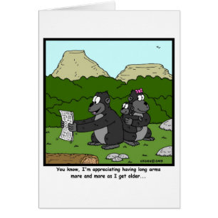 Failing Eyesight: Gorilla Cartoon