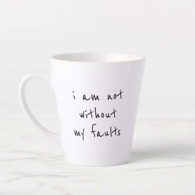 Faille latte Mug (Gauche)