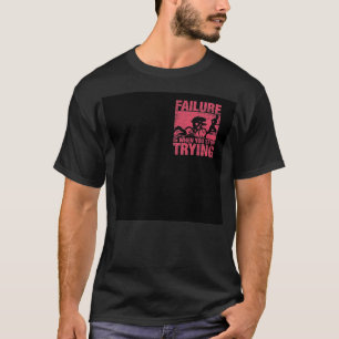 Failure Is When You Stop Trying Triathlon Grunge L T-Shirt