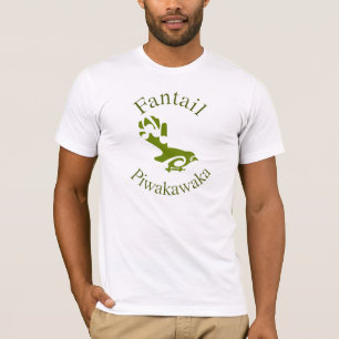Faintail New Zealand Aotearoa Bird T-Shirt
