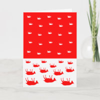 Fainting Goats Christmas Card