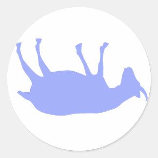 Fainting Goats Classic Round Sticker