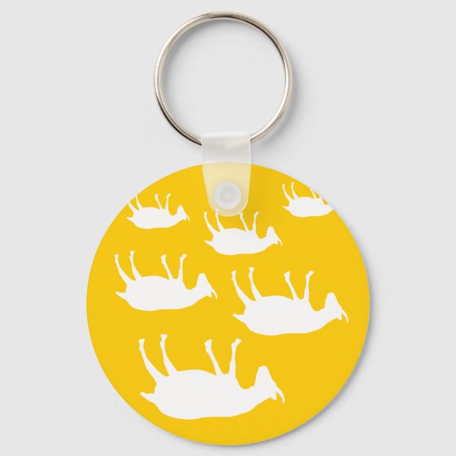 Fainting Goats Keychain (Front)