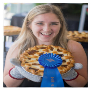 Fair Baking Contest Photo Customize Tile