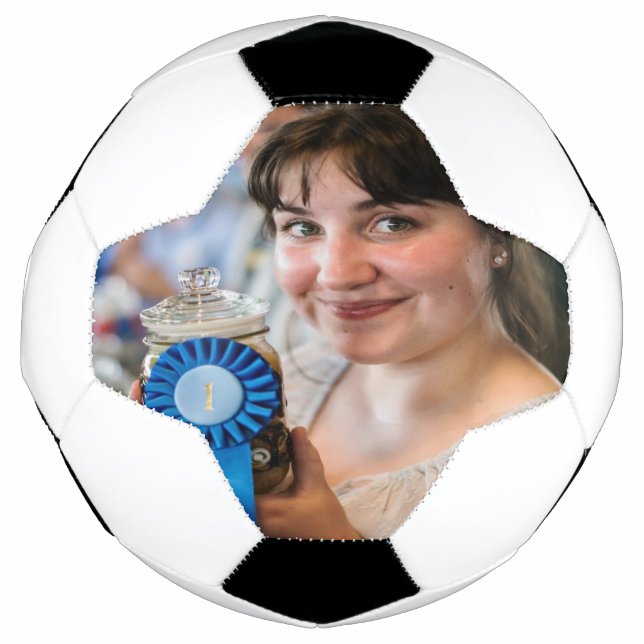 Fair Canning Contest Photo Customize Soccer Ball (Front)