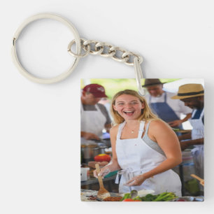 Fair Cook Off Photo Customize Keychain