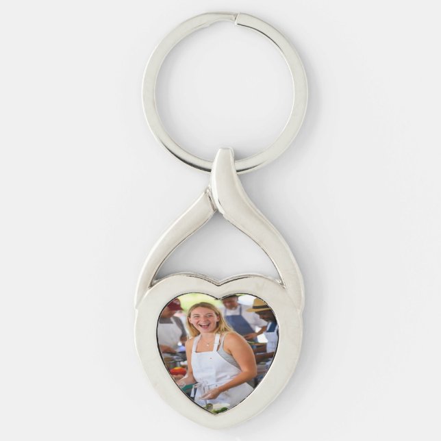 Fair Cook Off Photo Customize Keychain (Front)