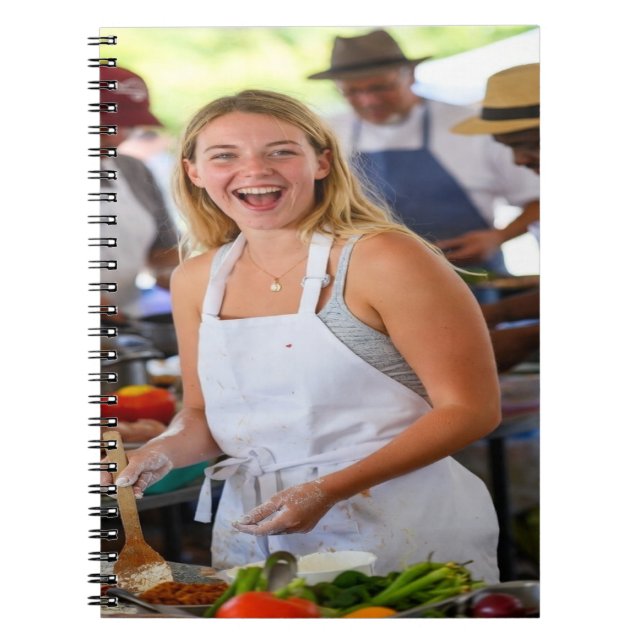Fair Cook Off Photo Customize Notebook (Front)