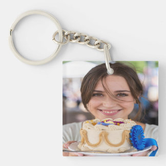 Fair Cooking Contest Photo Customize Keychain