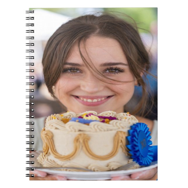 Fair Cooking Contest Photo Customize Notebook (Front)