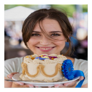 Fair Cooking Contest Photo Customize Poster