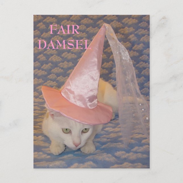 FAIR DAMSEL MISSY POSTCARD (Front)