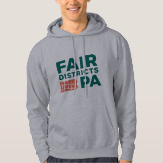 Fair Districts PA Sweat à capuche gris classique