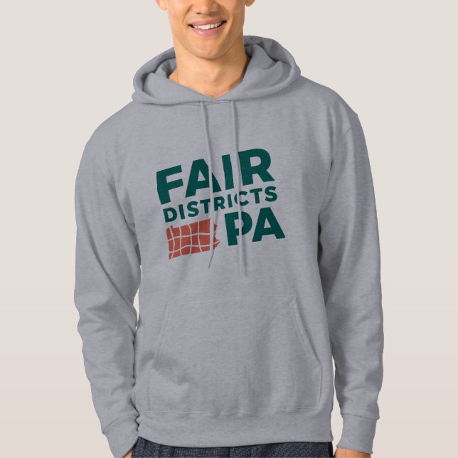Fair Districts PA Sweat - shirt à capuche (Devant)