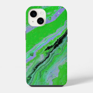 Fair Game 3 Green Striped Abstract Phone Case
