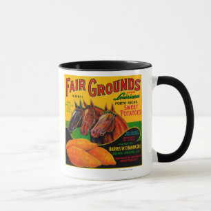 Fair Grounds Yam LabelBreaux Bridge, LA Mug