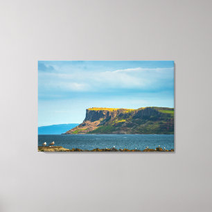 Fair Head Coastal Canvas Print   Ireland Cliffs