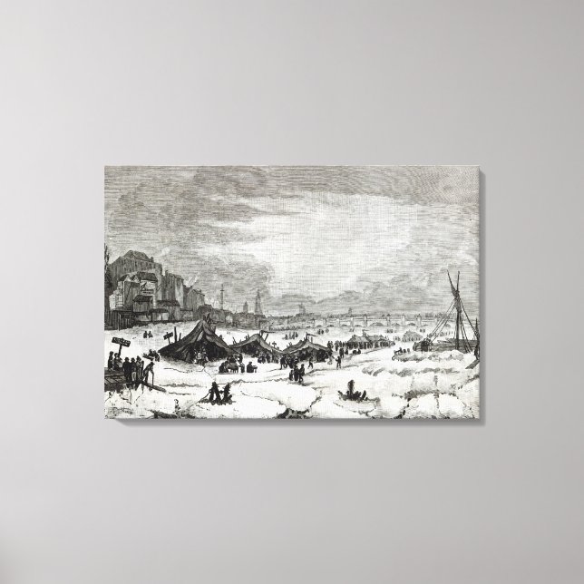 Fair held on the Thames Canvas Print (Front)