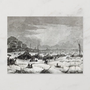 Fair held on the Thames Postcard
