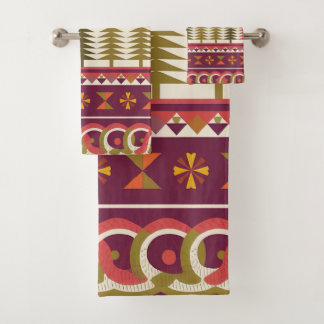 Fair isle Christmas 1 Bath Towel Set