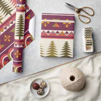 Fair isle Christmas 1 Wrapping Paper