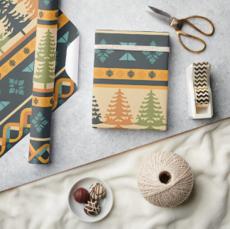 Fair isle Christmas 2 Wrapping Paper