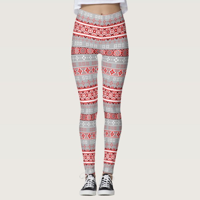 Fair Isle Leggings (Front)