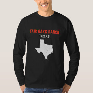 Fair Oaks Ranch Texas USA State America Travel Tex T-Shirt