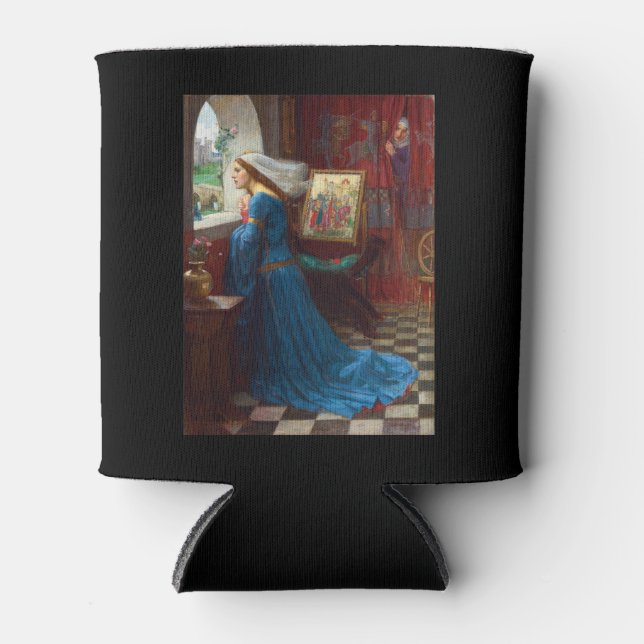 Fair Rosamund c. 1916 by John William Waterhouse Can Cooler (Front)